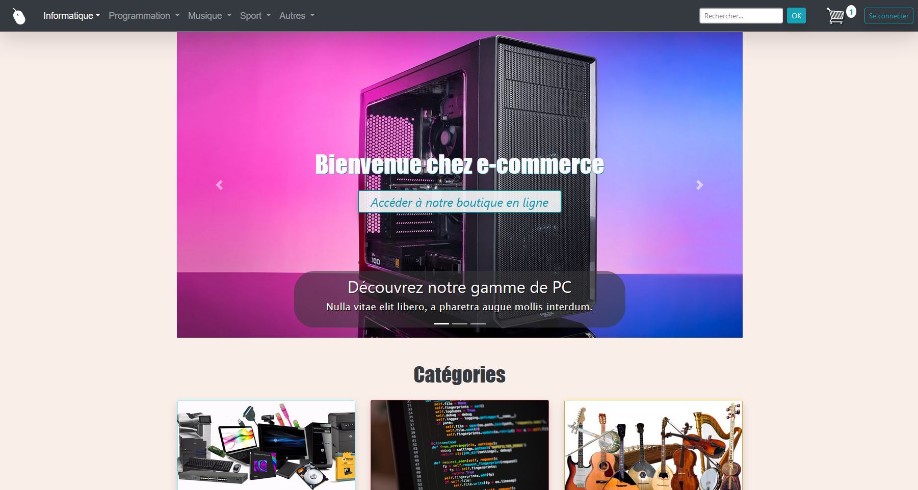 capture du projet